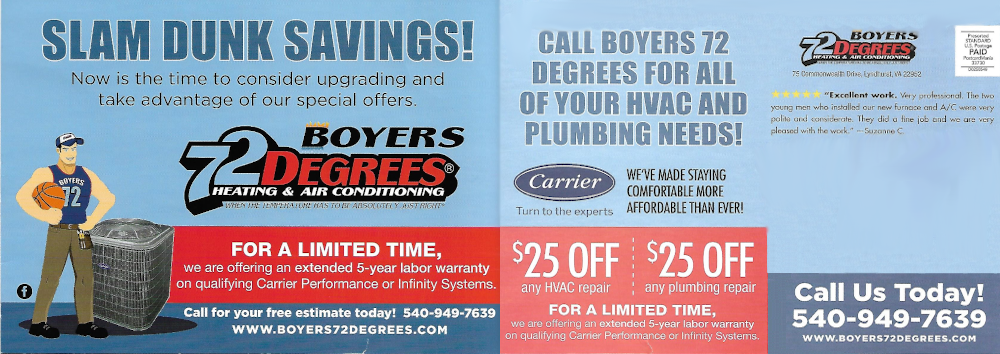 We have a special to help you get your AC running in Staunton VA!